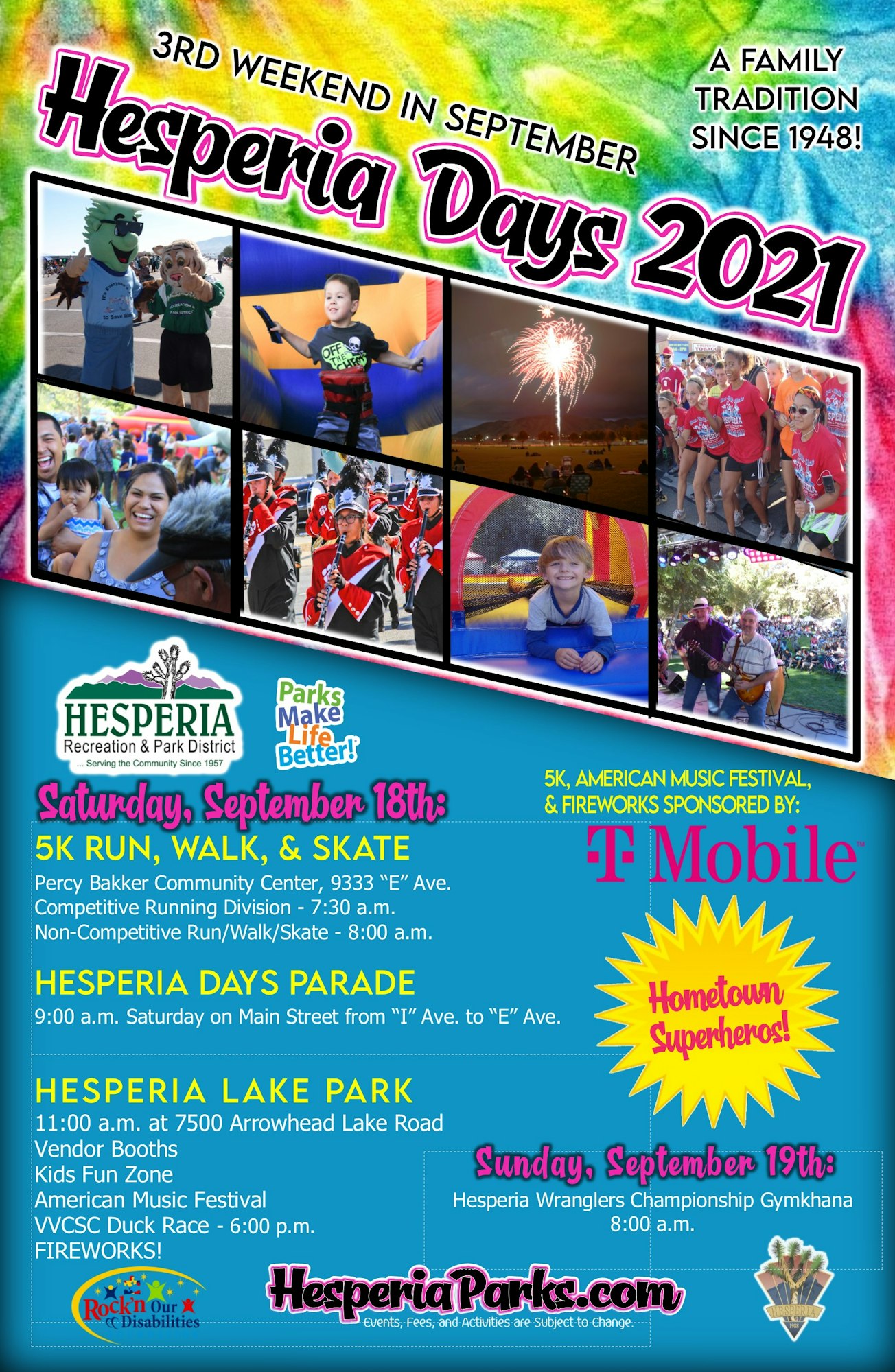 Calendar of Events - Hesperia Recreation and Park District Calendar of Events - Hesperia Recreation and Park District